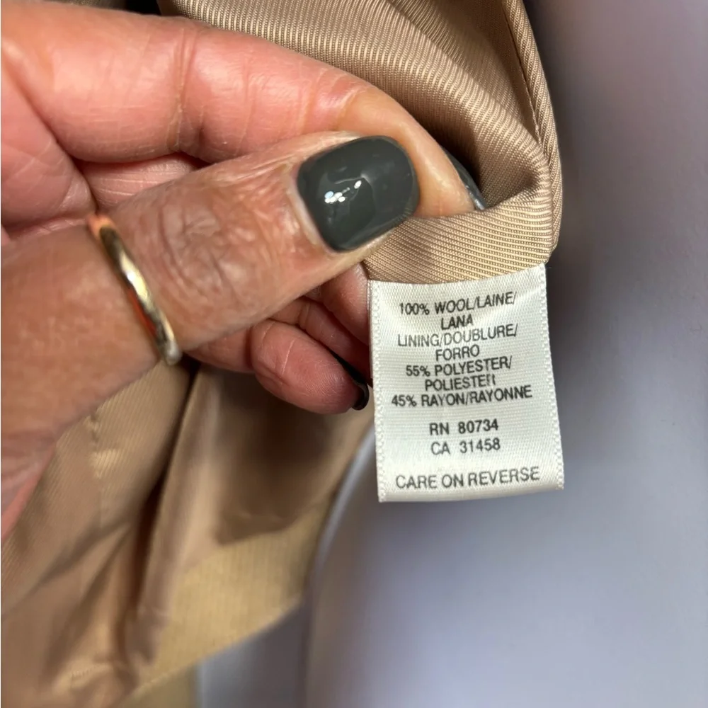 BCBG Tan Wool Blazer - Picture 8 of 10